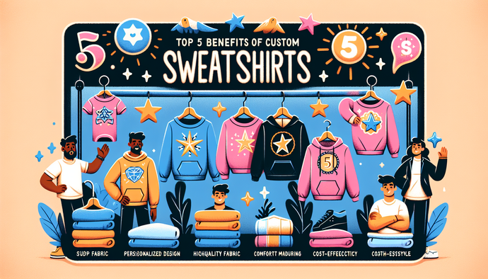 Top 5 Benefits of Custom Sweatshirts: Showcase Your Style