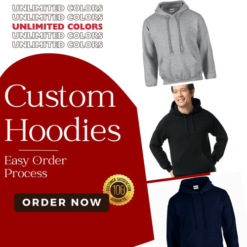 Custom Adult Hoodies- Gildan G185