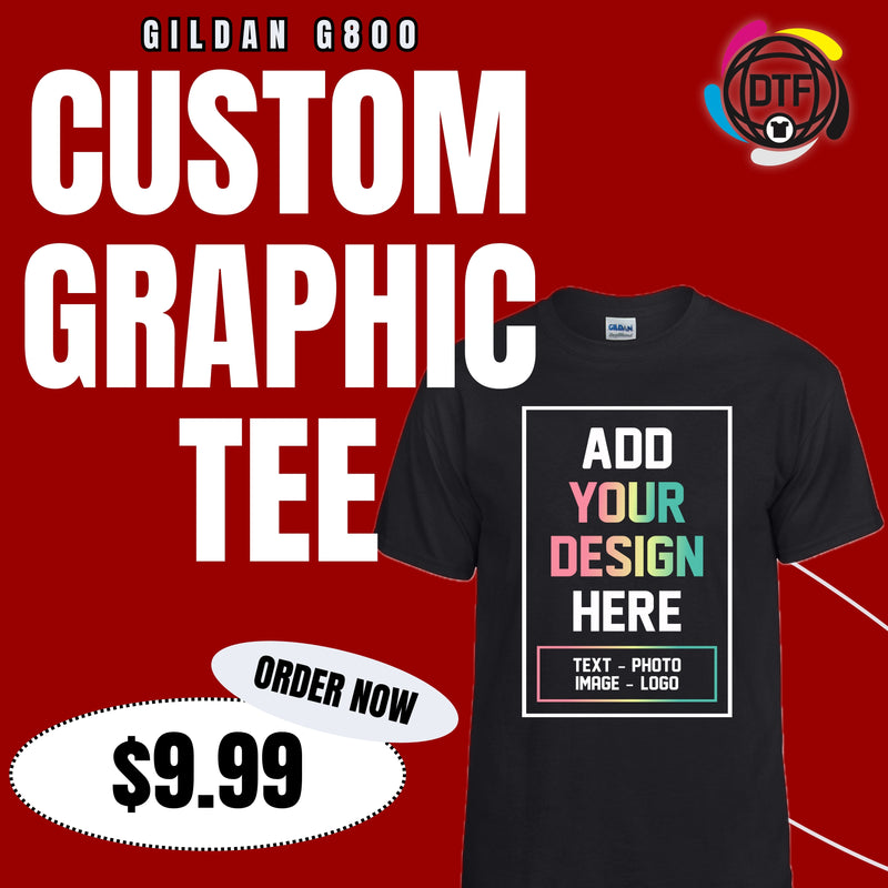 Cargue la imagen en el visor de la galería, $9 Graphic Tee - Custom Adult Shirt Gildan G800
