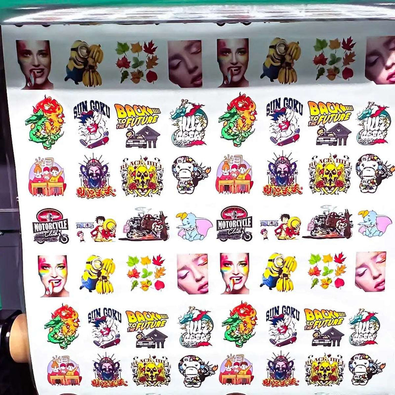 Load image into Gallery viewer, Custom UV DTF Transfers Rolls - Multiple Sizes - Upload Ready to Print Gang Sheet
