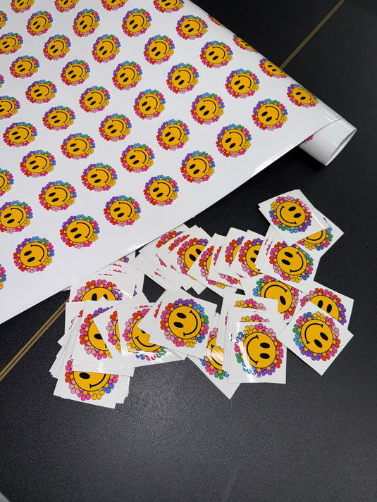 Custom UV DTF Transfers Rolls 22 Inches Wide - Multiple Sizes - Upload Ready to Print Gang Sheet