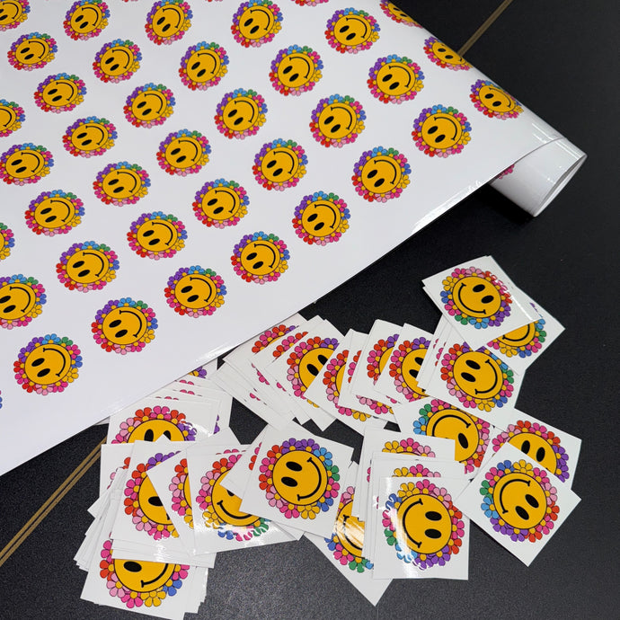 Custom UV DTF Transfers Rolls 22 Inches Wide - Multiple Sizes - Upload Ready to Print Gang Sheet