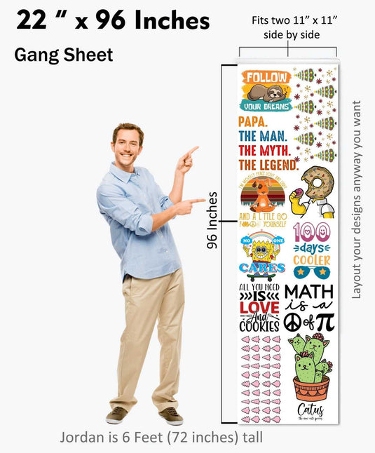 DTF Gang Sheet Builder- Multiple Sizes