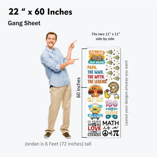 DTF Gang Sheet Builder - Multiple Sizes
