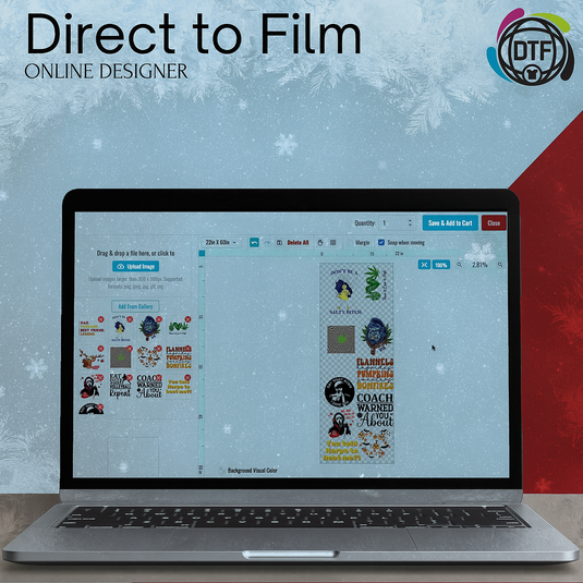 Economy Cold Peel DTF Gang Sheet Builder- Multiple Sizes